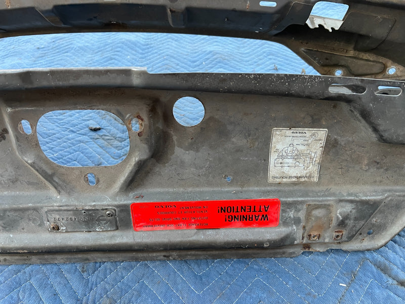 1986-1993 Volvo 240 244 Front Radiator Core Support Headlight Frame OEM #4414EM