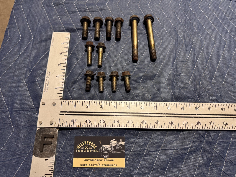 1986-1993 Volvo 240 244 245 Bell Housing Mounting Bolt Hardware OEM #4522EM