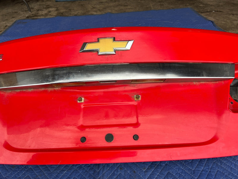 2012-2015 Chevy Cruze Red Painted Trunk Deck Lid Assembly OEM #2242CN