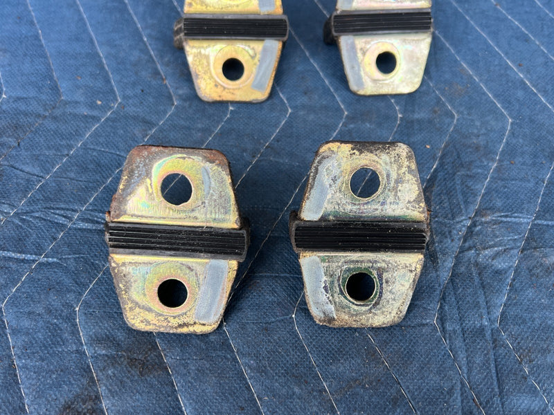 1989-1995 Volvo 740 940 Sedan Front Rear LH RH Door Striker Set of 4 OEM #3800EM