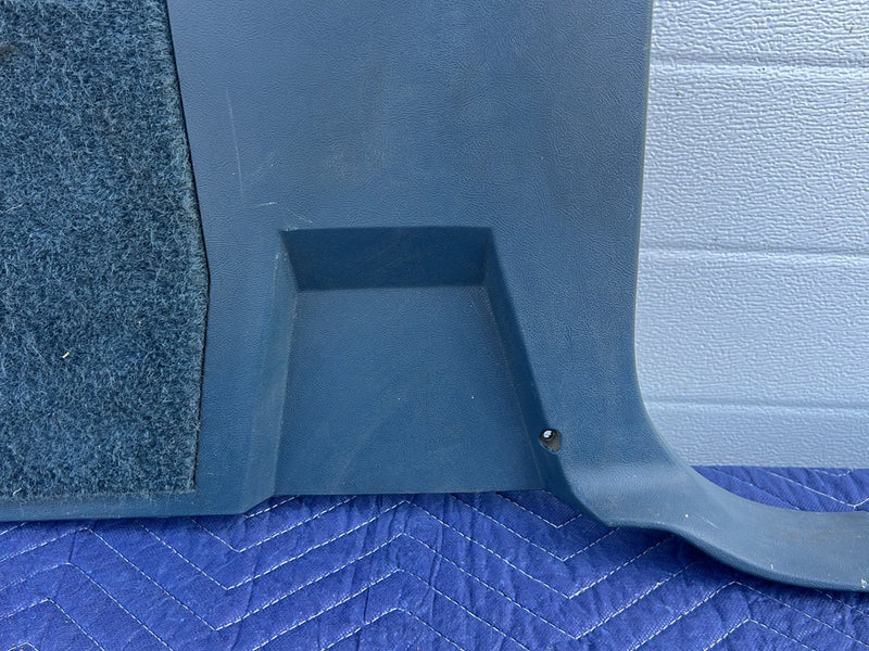 1995-1998 Chevrolet GMC K2500 Ext Cab Left Rear Panel Door Trim Blue OEM #5161EM