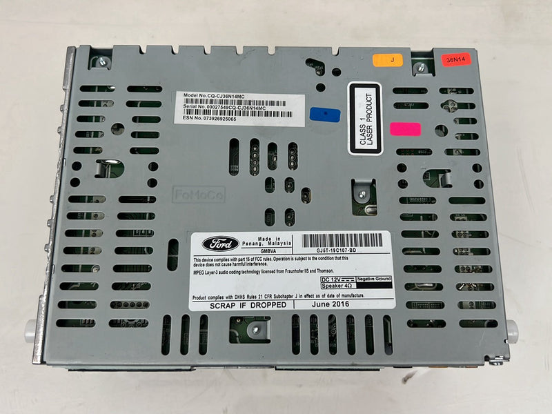 2013-2019 Ford Escape AM FM Stereo CD Player Head Unit Receiver OEM #5466EM