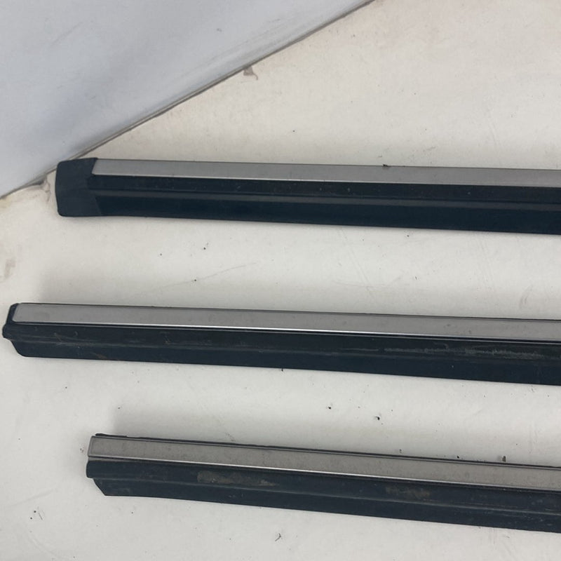 1975-1980 Volvo 244 Belt Line Door Trim Left Right Front 3 Pcs OEM #4901M