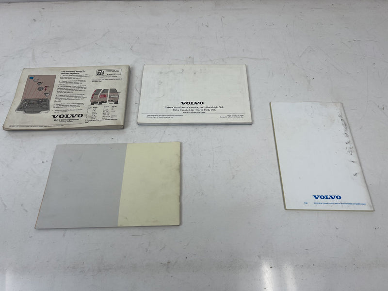 1998 Volvo S70 V70 XC Owners Manual User Guide Booklet Set OEM #6882EM