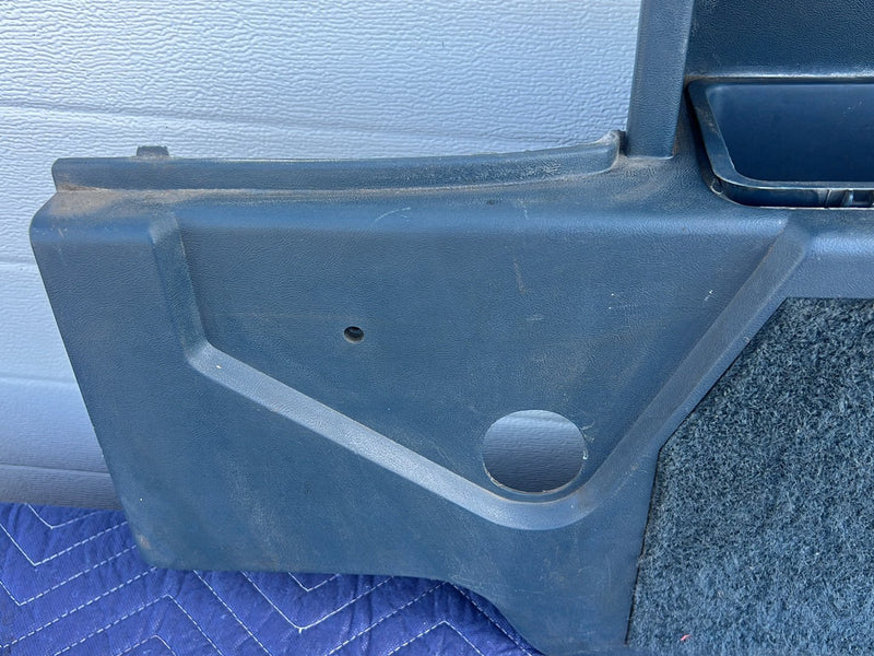1995-1998 Chevrolet GMC K2500 Ext Cab Left Rear Panel Door Trim Blue OEM #5161EM