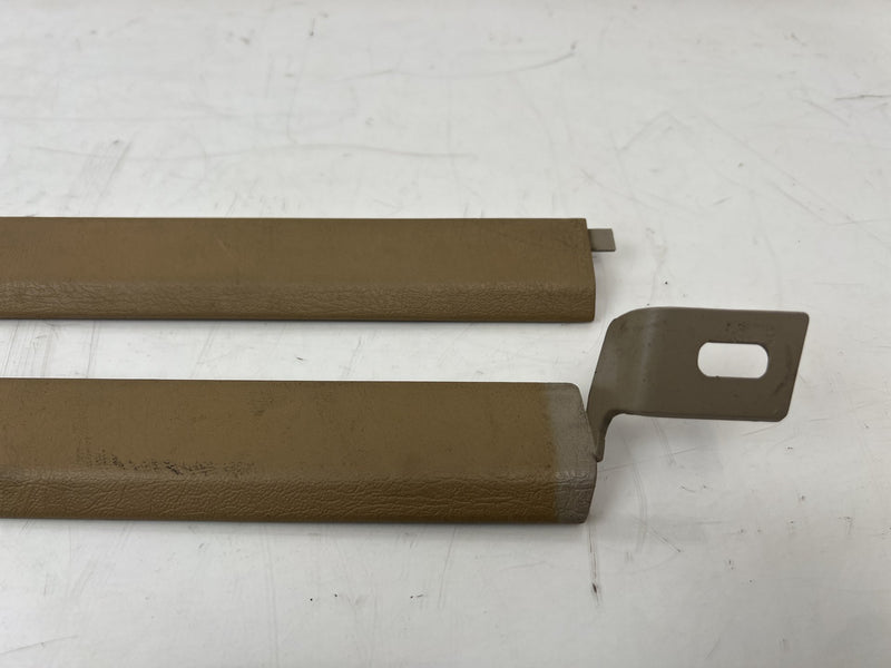 1992-1997 Volvo 850 850R Rear B to C Pillar Overhead Trim Pair Tan OEM #6792EM