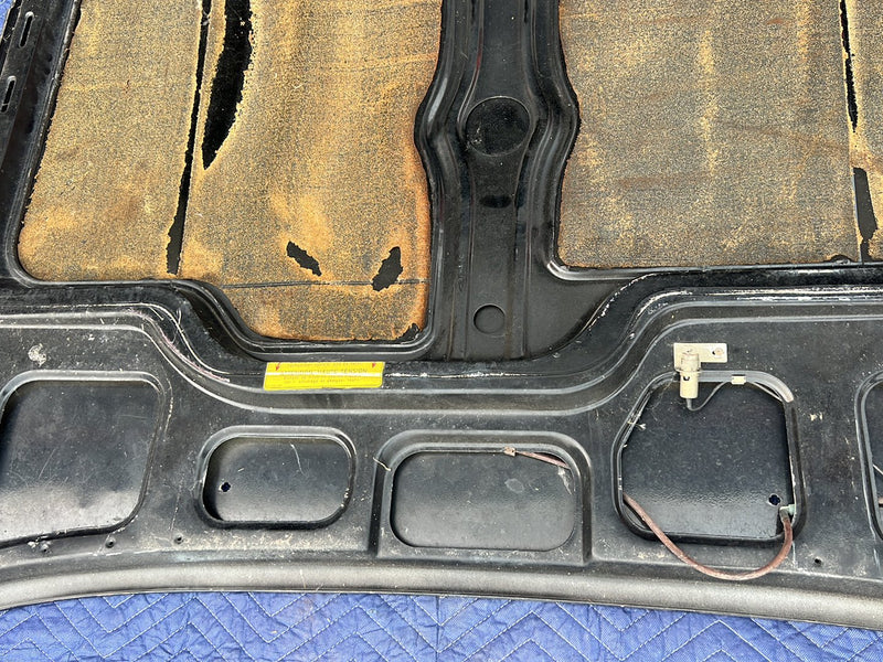 1983-1985 Porsche 944 Engine Bonnet Hood Panel Assembly Black OEM #5716EM