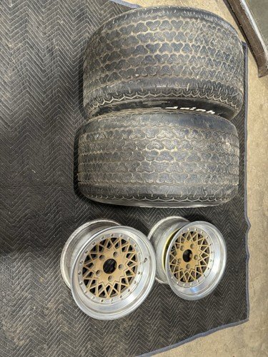 Corvette C2 C3 Honeycomb Aluminum Drag Wheels 12.5â Wide 15â Rim Set of 4 #4397E