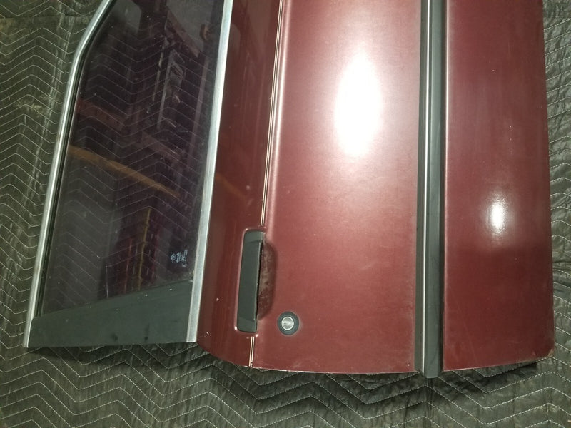 1984-93 BMW E30 318i 325i Front Passenger Right RH Burgundy Door Panel OE #CN601