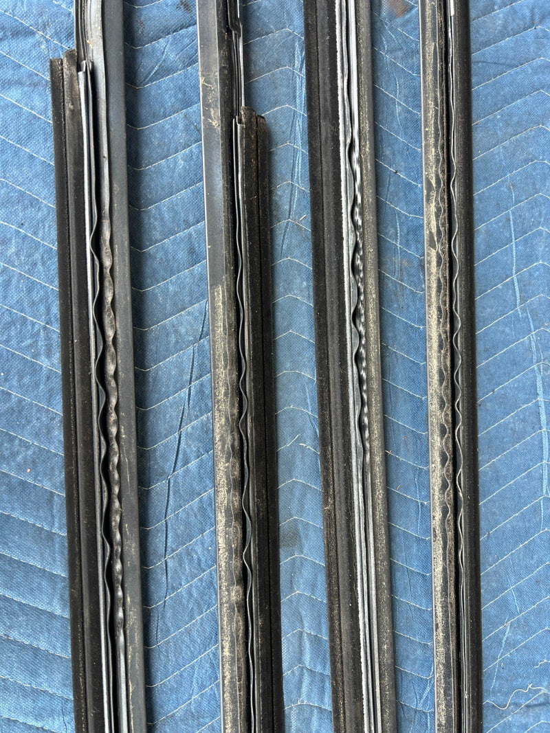 1989-1995 Volvo 740 940 Sedan LH RH Front Rear Window Seal Set of 4 OEM #3747EM