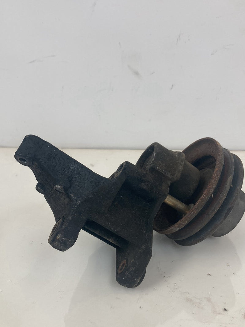 1975-1980 Volvo 244 Idler Pulley 2 V Groove Diesel VW D24 W/ Bracket OEM #4292M