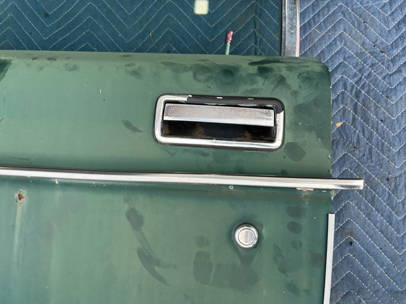 1967-1974 Volvo 140 142 Coupe Front Driver Left Door Panel Green OEM #4857EM