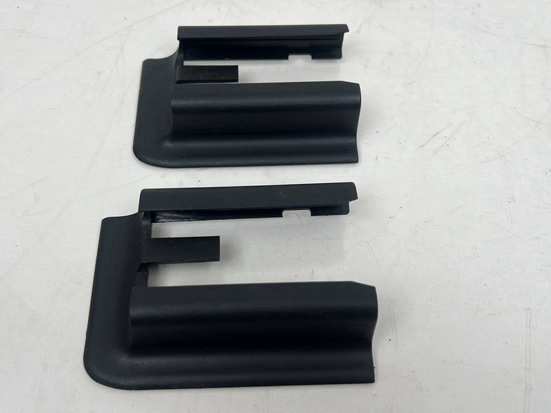 1996-2003 Audi S8 D2 A8 Right & Left Seat Track Trim Cover Set Black OEM #6442EM