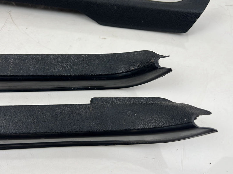 1975-1980 Volvo 244 240 Scuff Plate Door Sill Trim Set of 4 Black OEM #5291EM