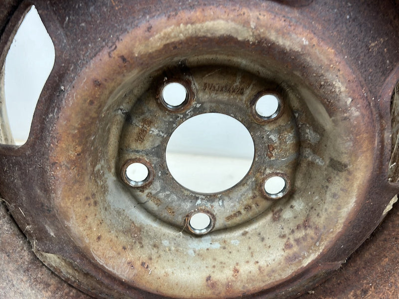 1975-1980 Volvo 244 240 14" Steel Wheel Rim Pair 5.5Jx14x20 OEM #5405EM