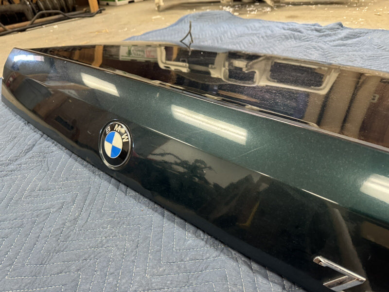 1986-1994 BMW 7 Series E32 Deck Lid Trunk Panel Green Hatch Rear OEM #1075M