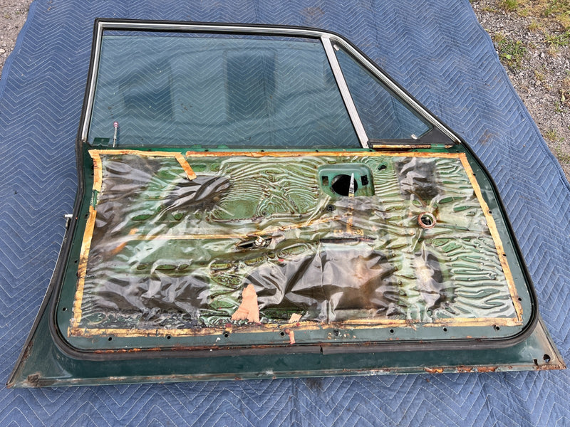 1967-1974 Volvo 140 142 Coupe Front Driver Left Door Panel Green OEM #4857EM