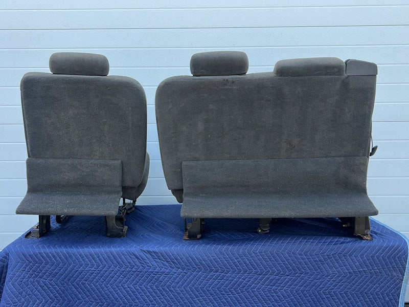 2003-2007 Chevy Silverado GMC Sierra Split Bench Rear Seat Gray Cloth OE #5509EM
