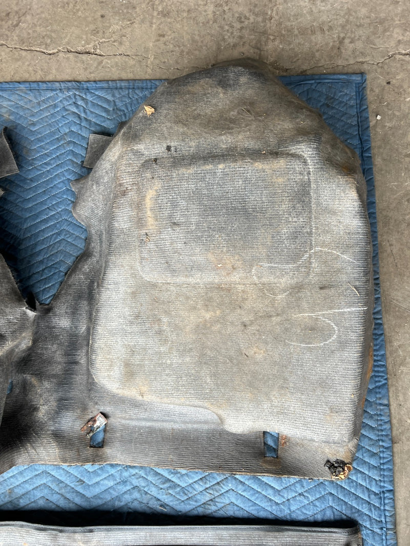 1986-1993 Volvo 240 244 *Sedan Only* Gray Molded Carpet Full Set OEM #4499EM
