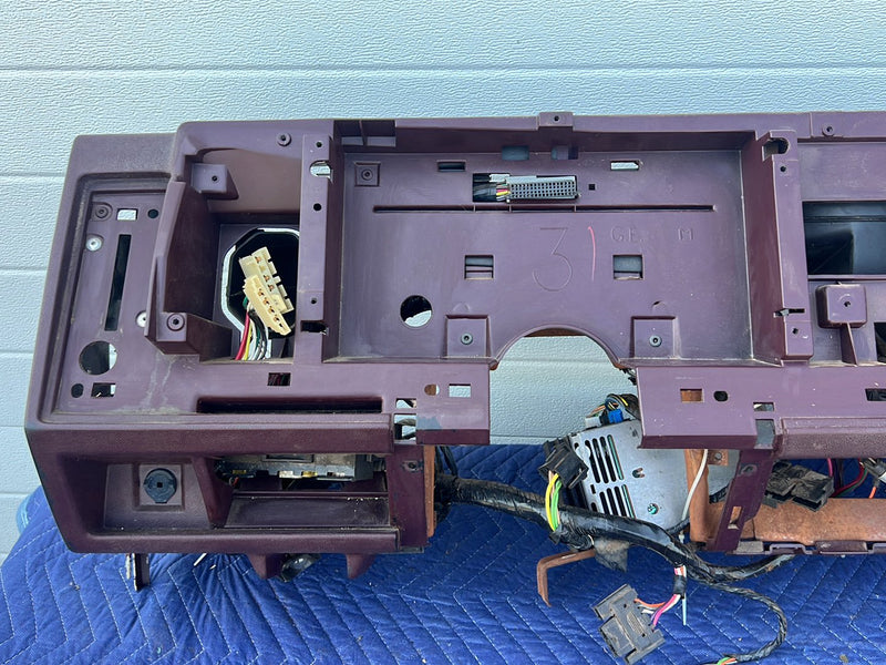 1988-1994 Chevrolet Silverado GMC Sierra Dash Dashboard Panel Maroon OEM #5491EM