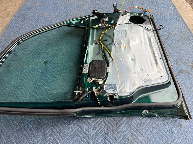1998-2003 Mercedes W210 E320 Front Driver Left Door Assembly Green OEM #4730EM