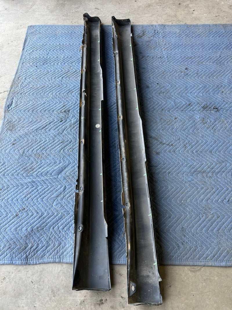 1998-2000 Volvo V70R V70 Rocker Panel Covers L & R Black Sapphire OEM #4029E