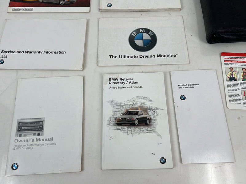 1998 BMW 528i 540i 5 Series Owners User Manual Guide Booklet OEM #5620EM