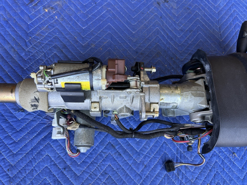 1998-2003 Jaguar XJR XJ8 X308 Ignition Steering Column & Wheel Assembly #4668E