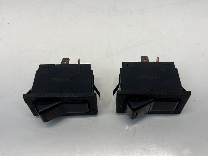 Volvo 240 Dash Heated Seat Switch Pair 1258502 OEM #5305EM