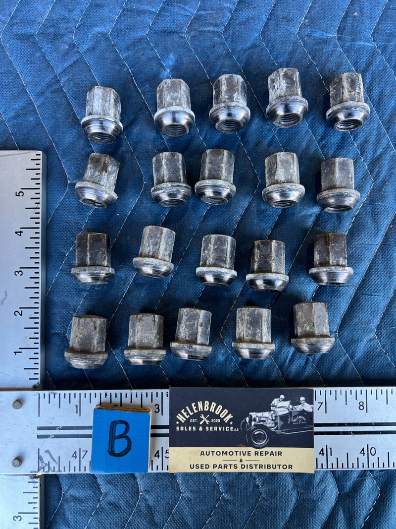 1983-1985 Porsche 944 Wheel Lug Nut Bolt Complete Set of 20 OEM #2455EM