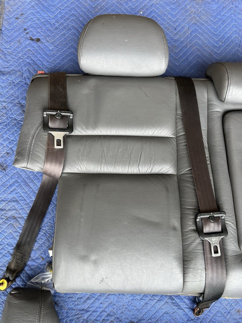1993-1997 Volvo 850 850R Rear Seat Set Charcoal Leather Wagon Only OEM #4424E