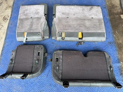 1992-1995 Volvo 940 740 Wagon Charcoal Leather Rear Seat Cushion Set OEM #3265EM