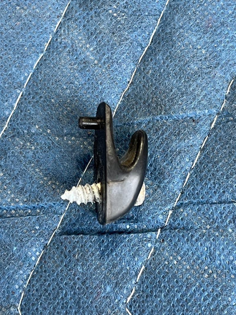 1983-1985 Porsche 944 Interior B Pillar Hook Coat Hanger Pair OEM #2428EM