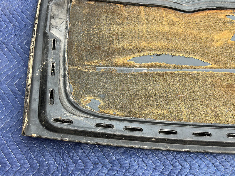 1983-1985 Porsche 944 Engine Bonnet Hood Panel Assembly Black OEM #5716EM