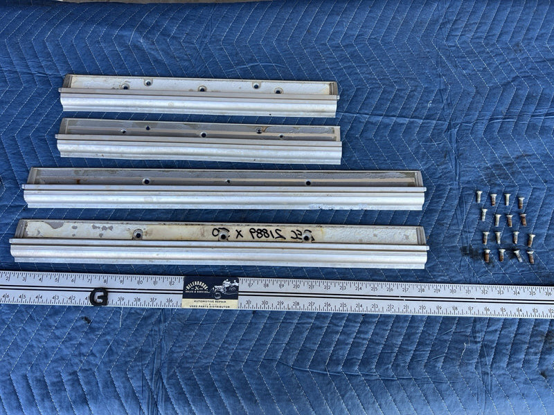 1998-2003 Jaguar XJR XJ8 X308 Door Entry Sill Scuff Plate Set Of 4 OEM #4701E
