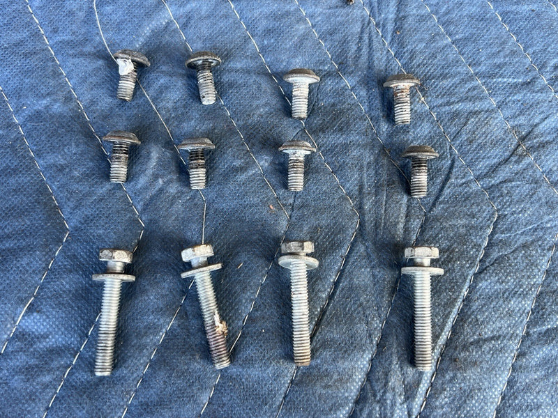 1998-2003 Jaguar XJR XJ8 X308 Door Hinge Bolt Set Hardware OEM #4722E