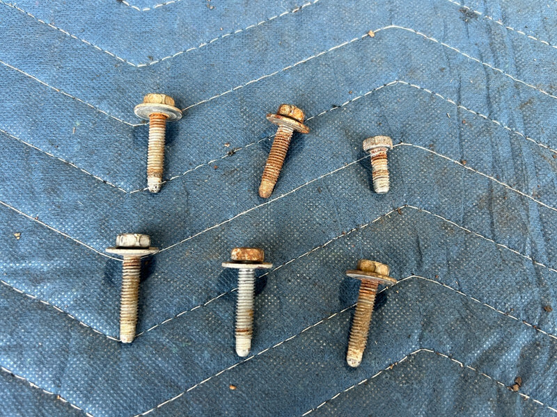 1999-2007 Chevy Silverado Wiper Transmission Hardware Bolts 6pcs OEM #1595CN