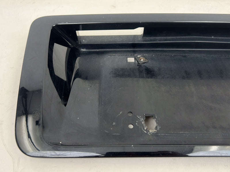 2001-2003 Audi S8 D2 A8 Rear Bumper License Plate Bracket Mount Black OEM #6108EM
