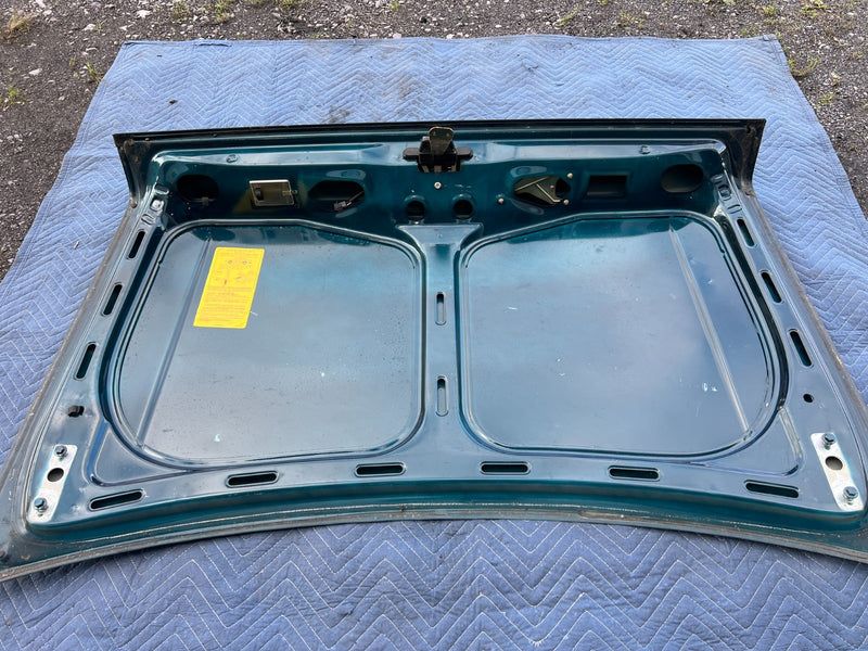 1986-1993 Volvo 240 244 Sedan Rear Trunk Deck Lid Panel Green OEM #4237EM