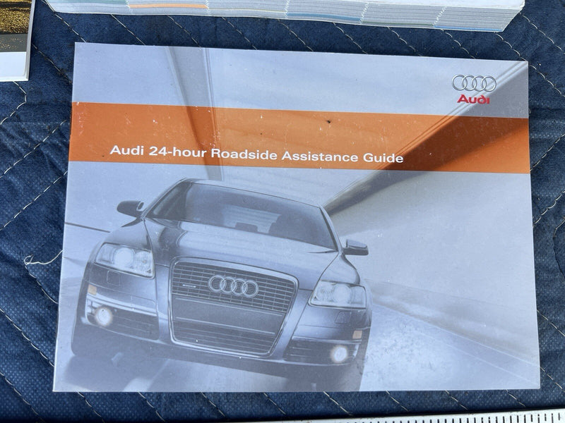 2009 Audi A6 Owners Manual Brochure Pamphlet Booklet Leather Case OEM #2SB