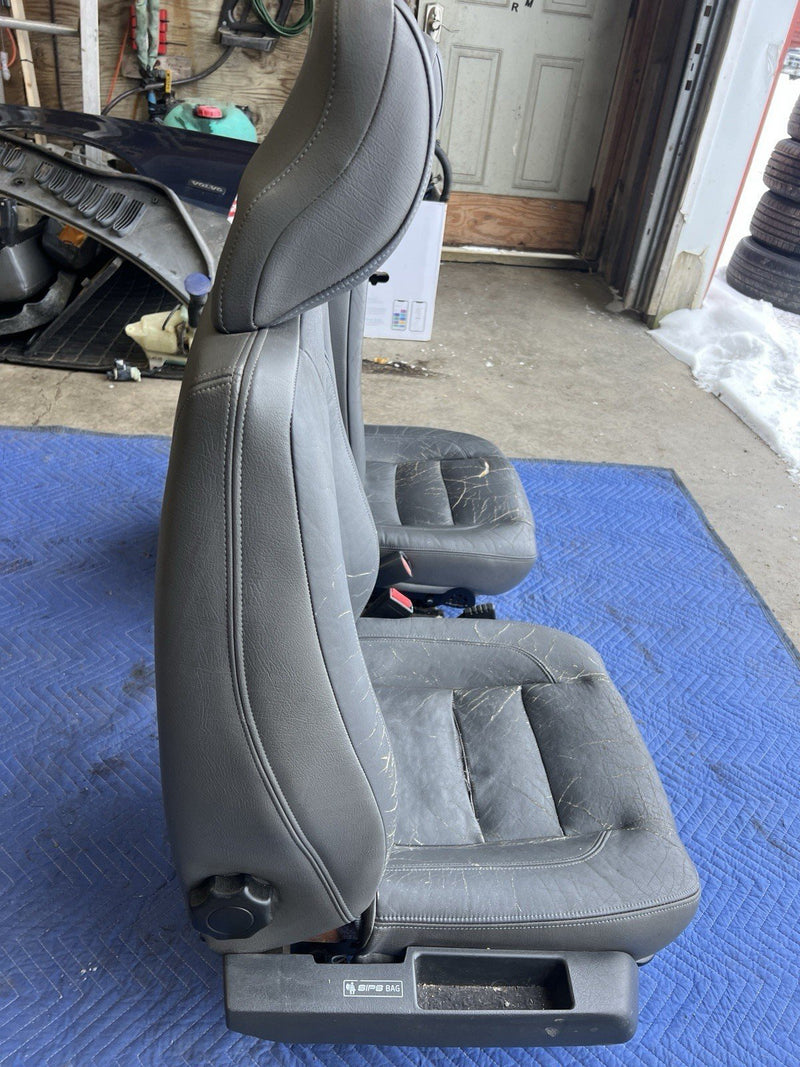 1993-1997 Volvo 850 850R Front Charcoal Seat Pair Left & Right OEM #4409E