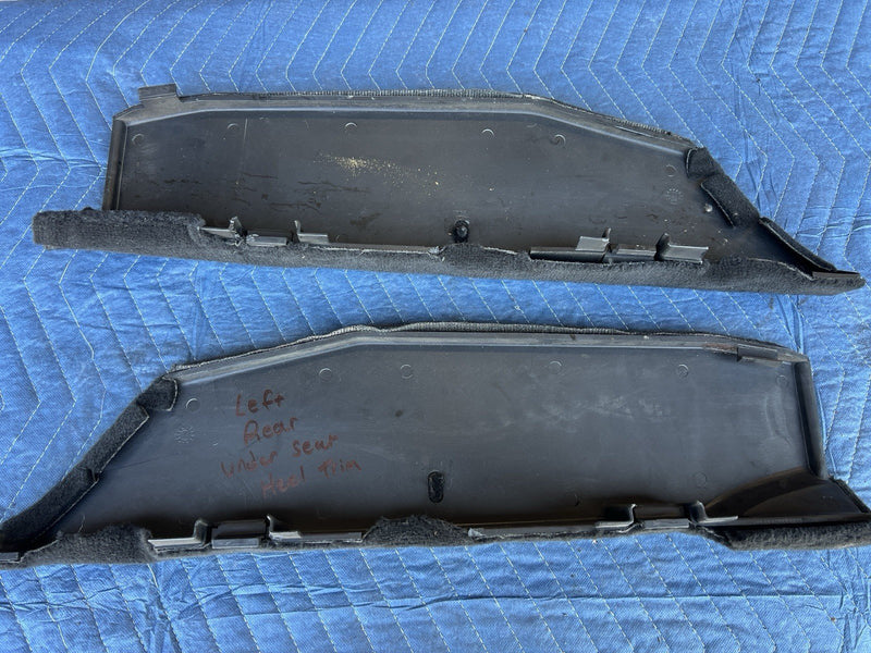 1998-2003 Jaguar XJR XJ8 X308 L & R Rear Seat Lower Carpet Trim Pair OEM #4697E