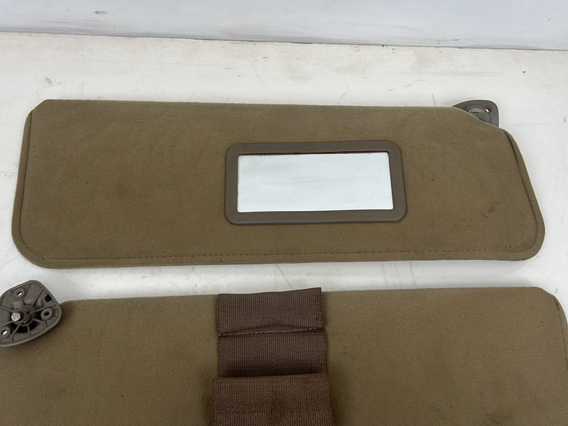 1995-1998 Chevrolet Silverado GMT400 Right & Left Sun Visor Shade Pair OEM