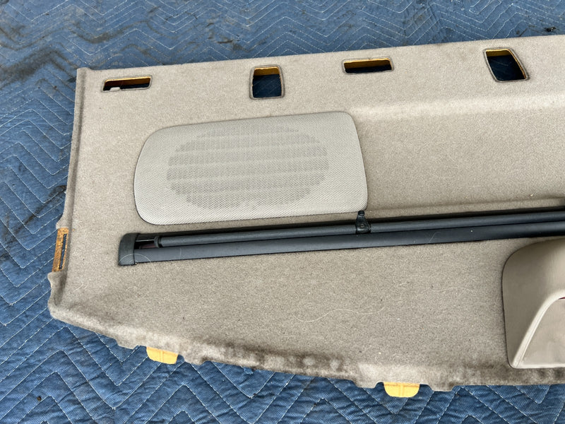 2002-2006 Toyota Camry Rear Parcel Shelf Trim Panel Cover Beige OEM #5017EM