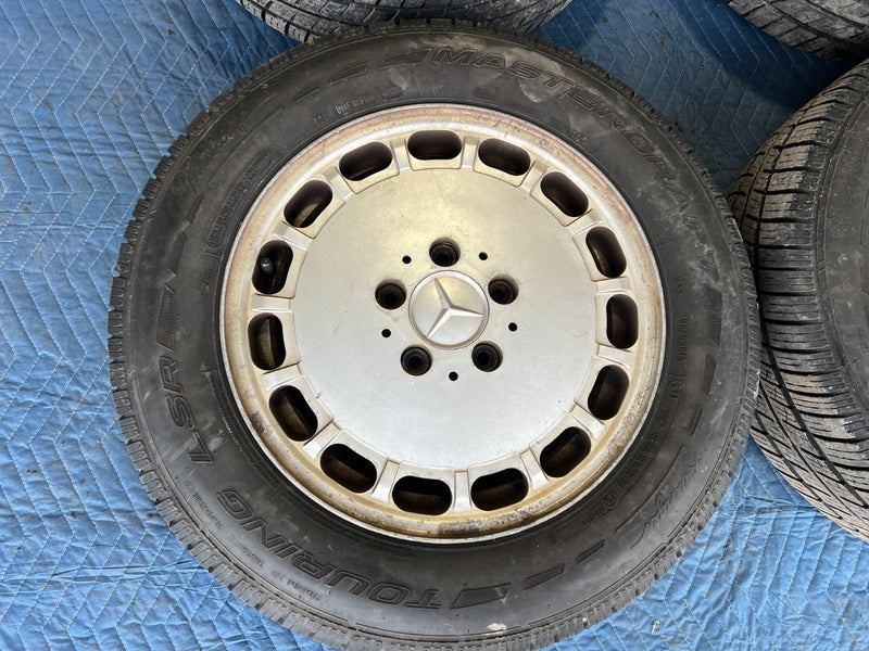 1986-1995 Mercedes 300D W124 15" x 6.5" Wheel & Mastercraft Tire Set OEM #2633EM