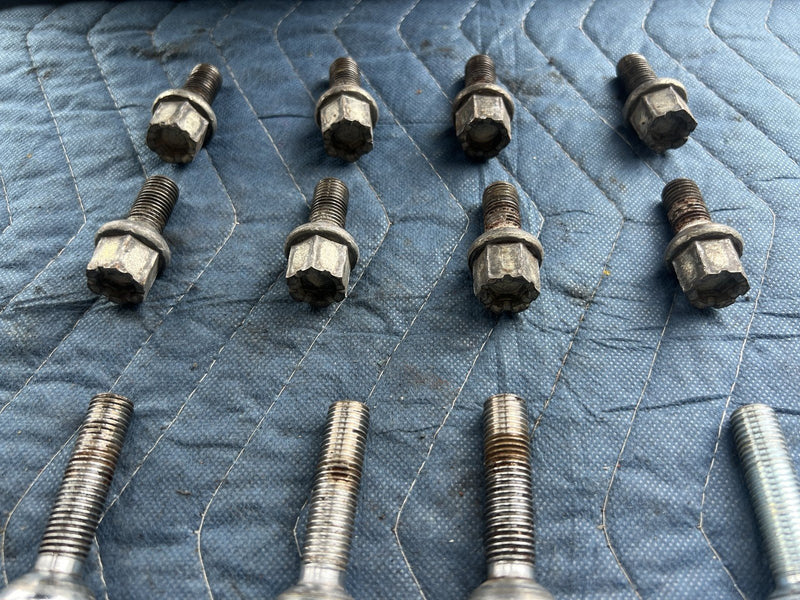 1985-1992 Volkswagen Golf Wheel Nut Lug Nut Stud Set of 16 OEM