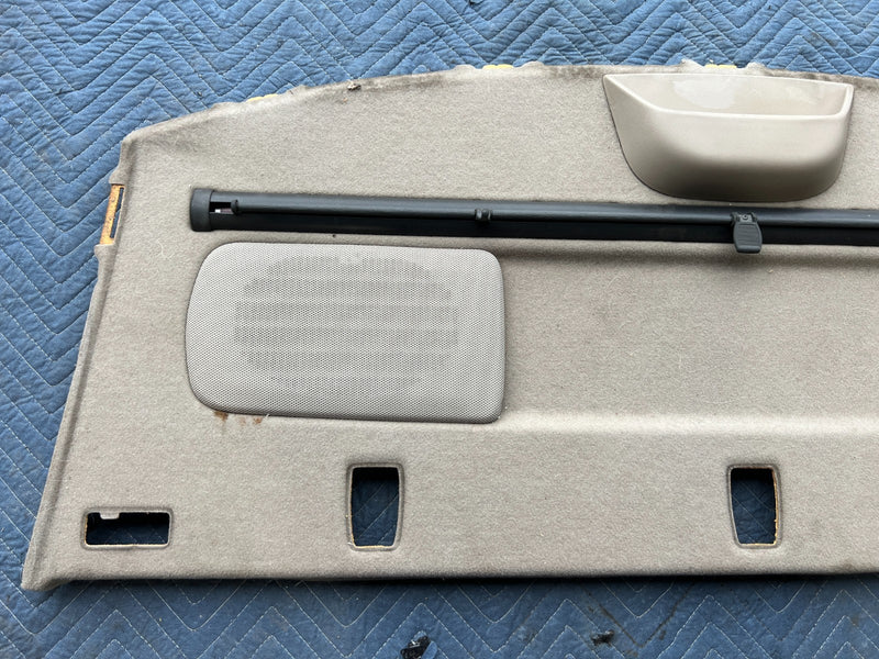 2002-2006 Toyota Camry Rear Parcel Shelf Trim Panel Cover Beige OEM #5017EM