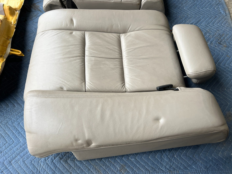 2002-2006 Toyota Camry Complete Rear Seat Assembly Beige Leather OEM #5007EM