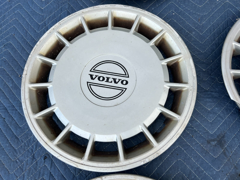 1986-1993 Volvo 240 244 Sedan 14" Hubcap Wheel Cover Set of 6 3540176 OE #4235EM
