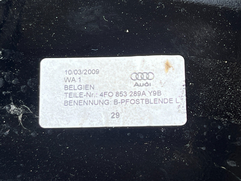 2005-2011 Audi A6 Right & Left Exterior Door Trim Pair Black OEM #3442EM
